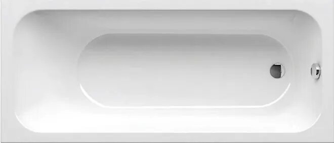 Акриловая ванна Ravak Chrome C741000000 без опоры 170x75 см пристенная белая