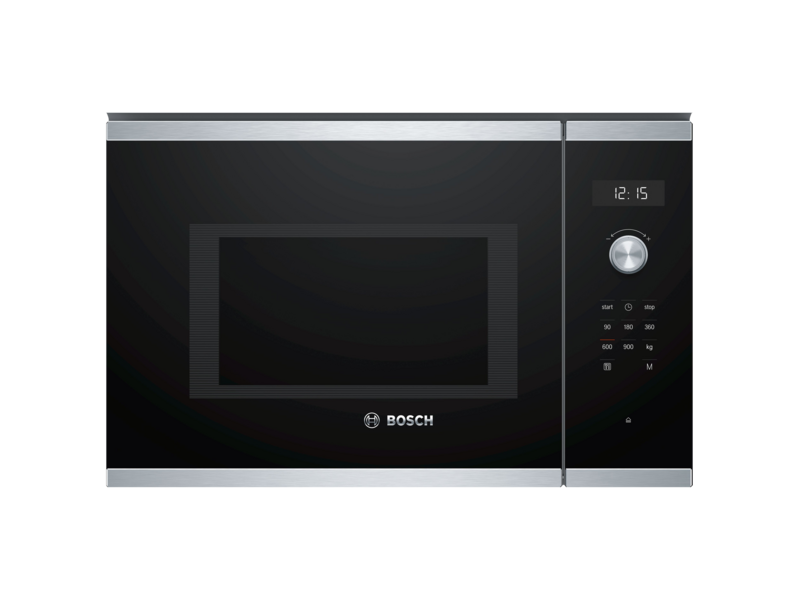Микроволновая печь Bosch BFL554MS0 25л. 900вт нержавеющая сталь/черный (встраиваемая)