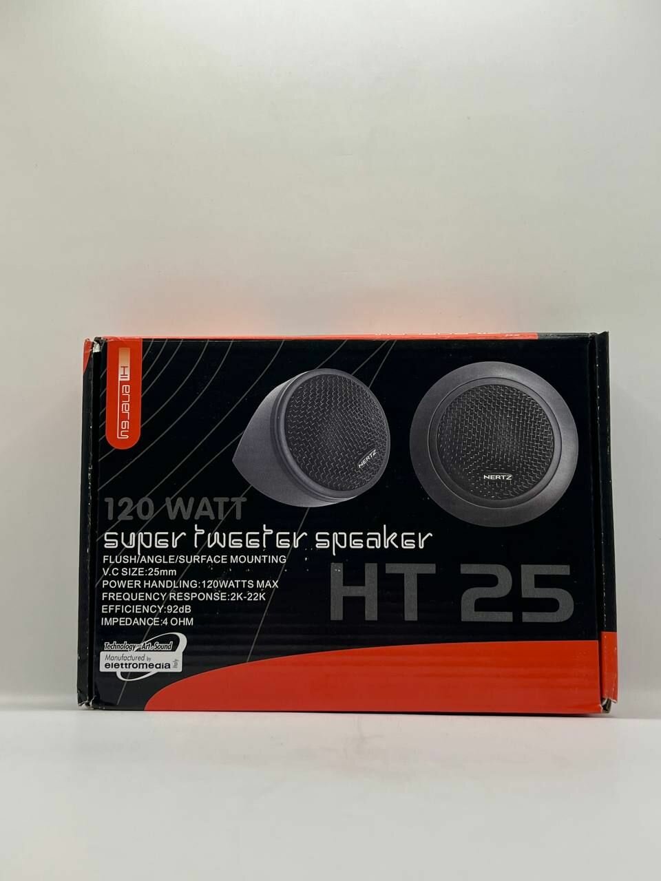 Твитеры HERTZ HT-25, 4 Ом. Диаметр 3.5 см. Пищалки. ВЧ динамик. Высокочастотная акустика.