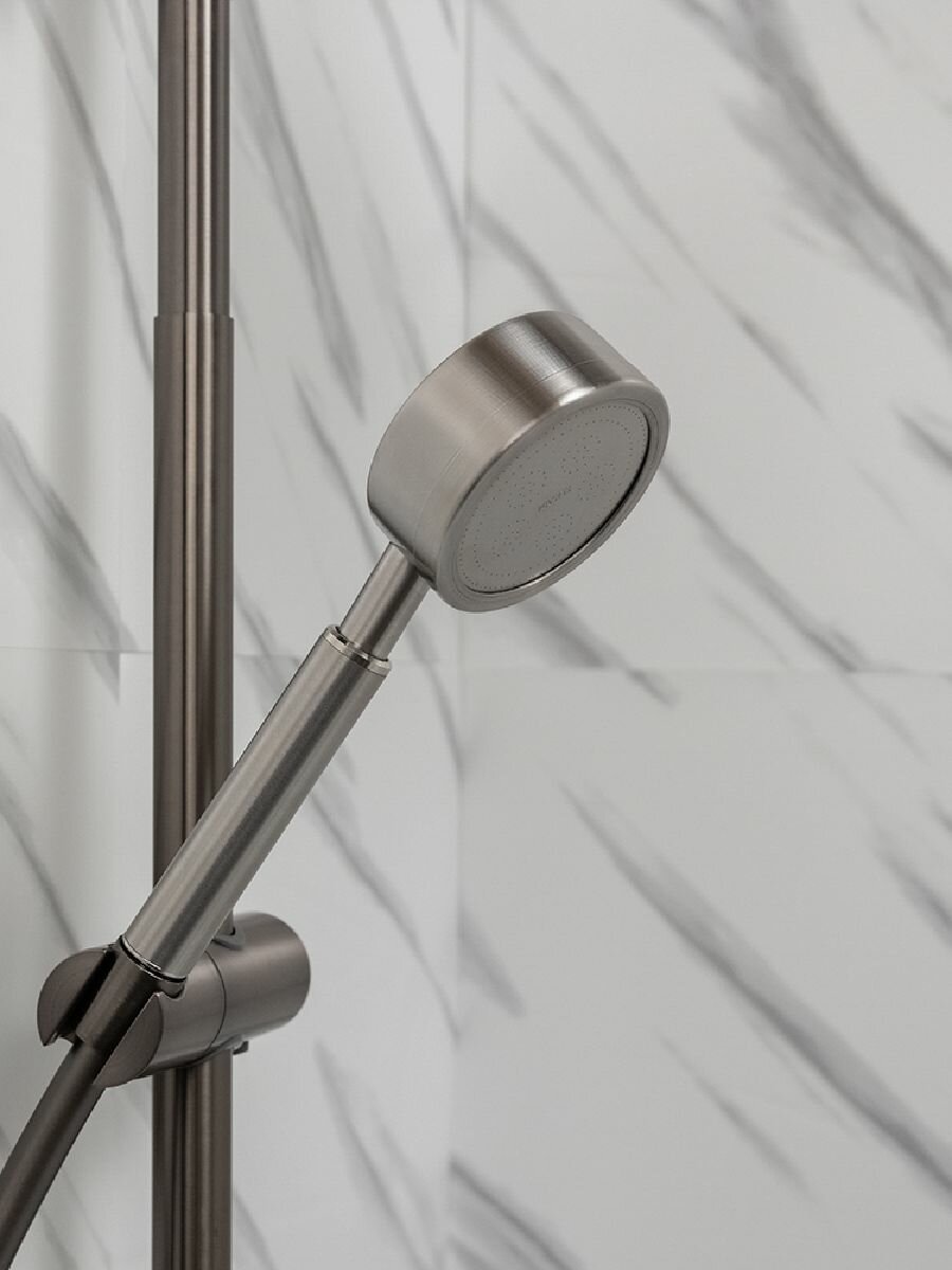 Лейка для душа водосберегающая диаметр 80 см 1 режим душевая лейка матовая сатин