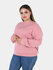 Женский свитер, Розовый, 52, 52