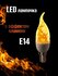 Светодиодная лампочка с эффектом огня Е14