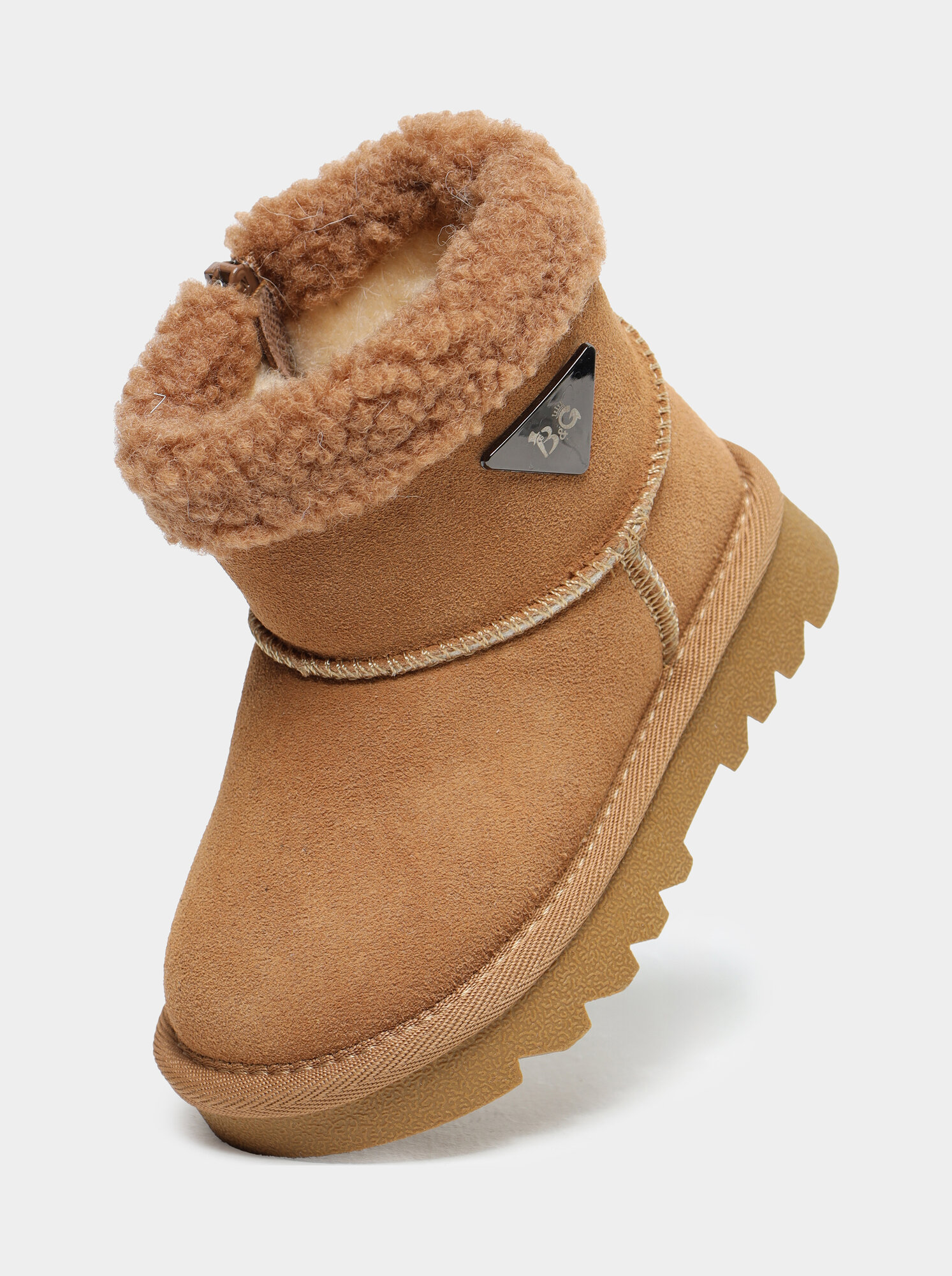 Угги B&G Осень-Зима 2025 размер 25 темно-коричневый