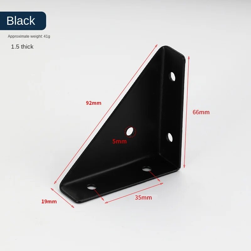 Железный подвесной шкафчик с фиксированным углом черный шкаф для укрепления угла железный подвесной угловой держатель угловой кодовый треугольник