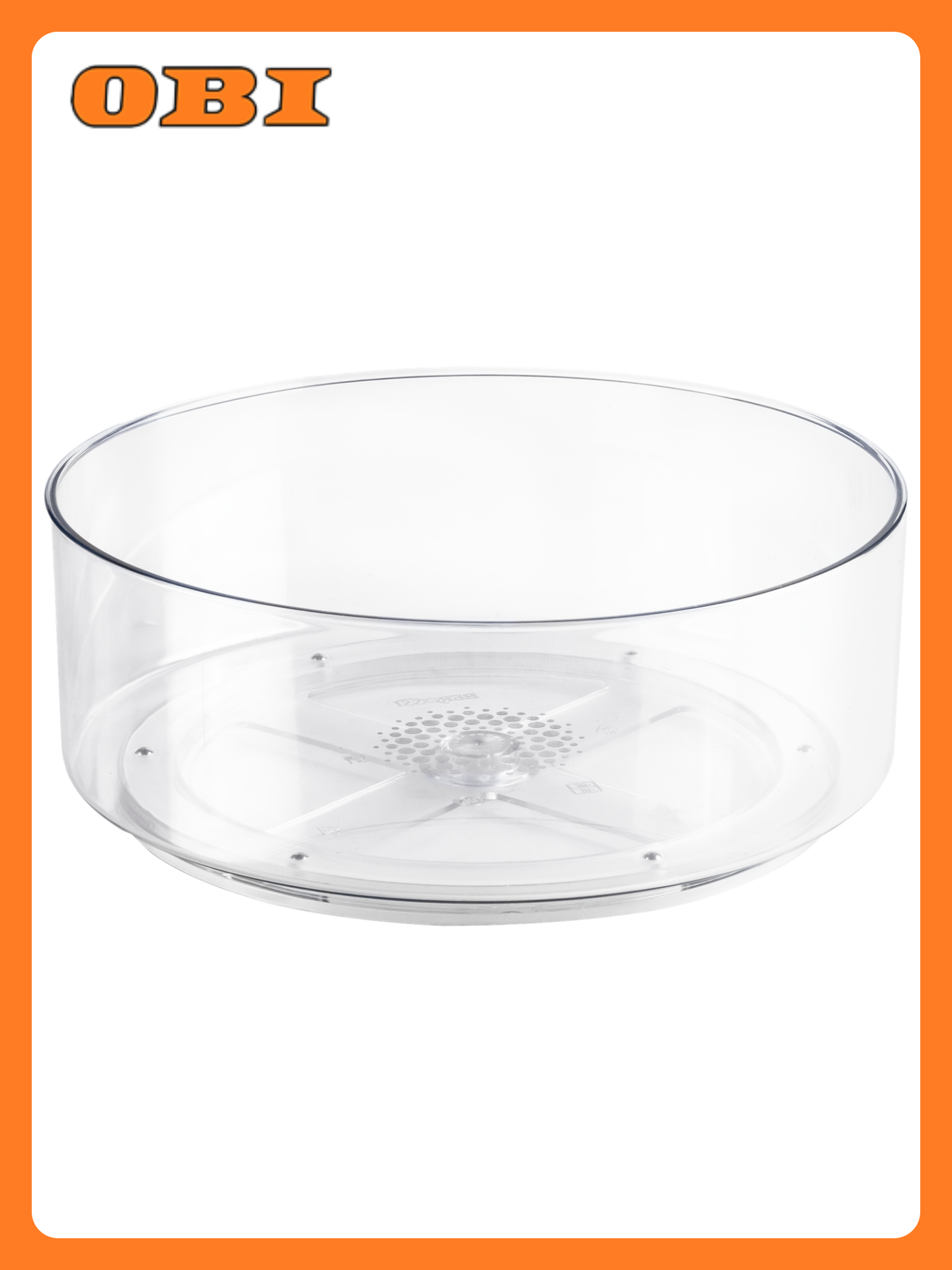 Органайзер BEROSSI Raido вращающийся прозрачный пластик 231 см