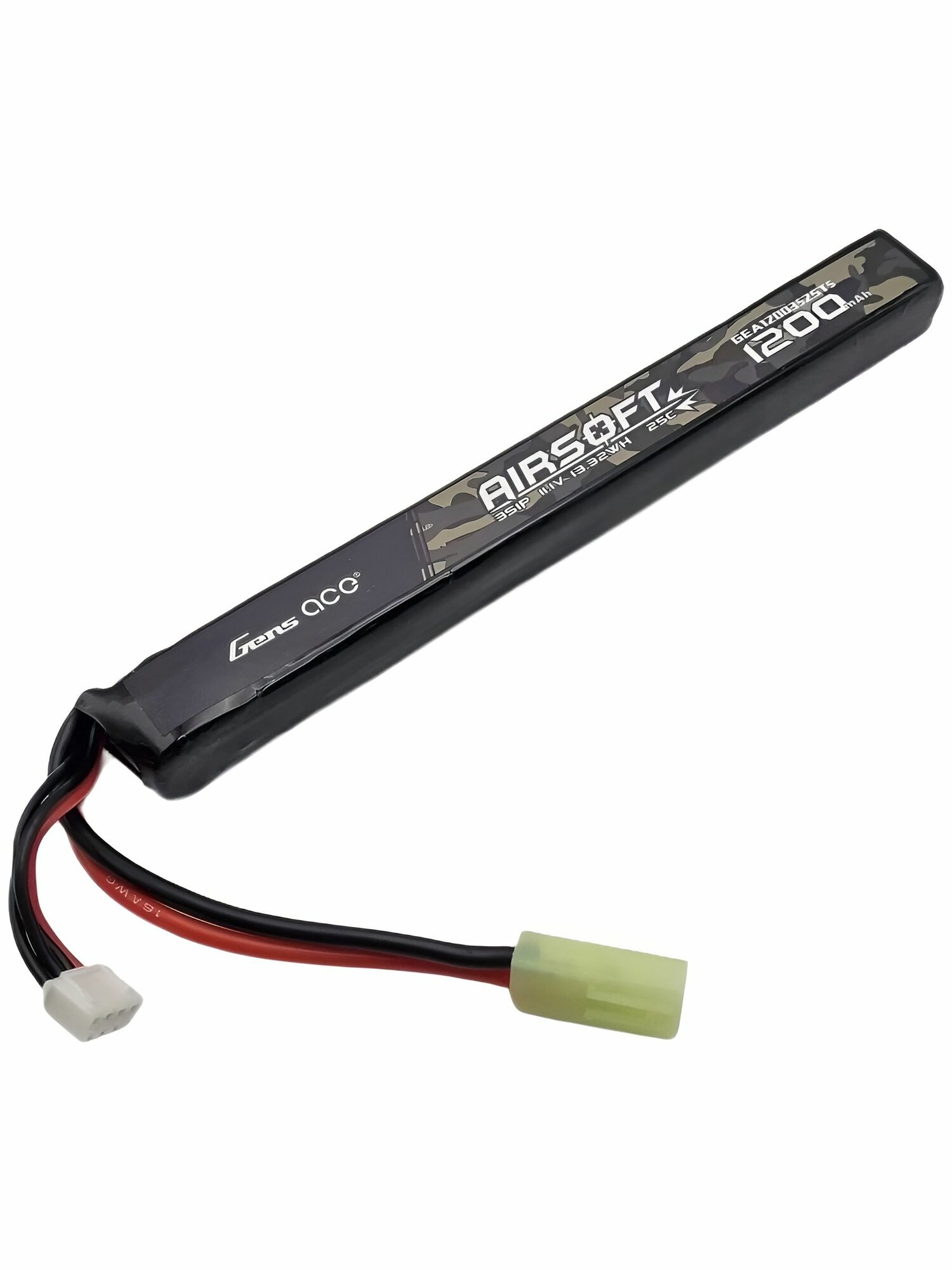 Аккум 11.1V 1200mAh 25C AK-type LiPo (Gens Ace) Mini