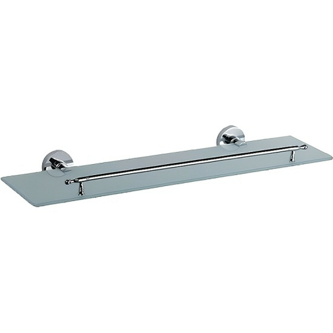 Полка Haiba HB1707 стеклянная хромированная