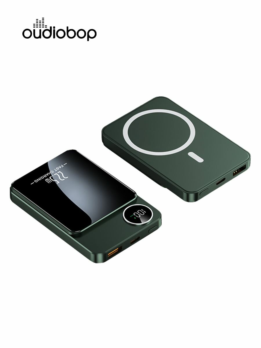 MagSafe Беспроводная магнитная зарядка, Q9 10000mAh