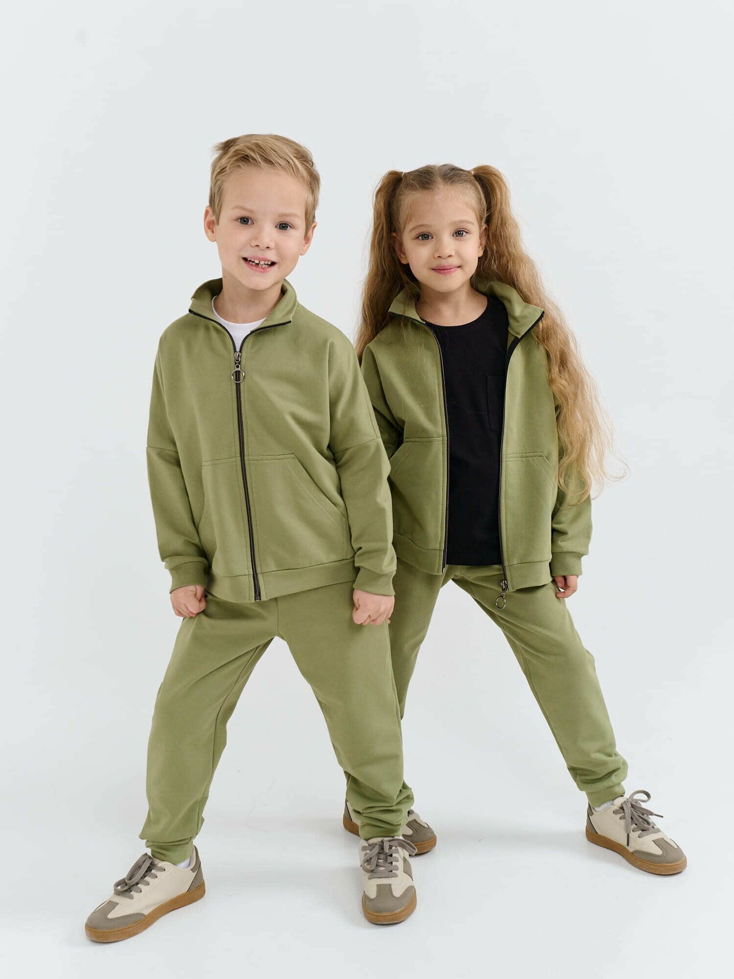 Костюм спортивный BUNGLY Спорт размер 92 зеленый