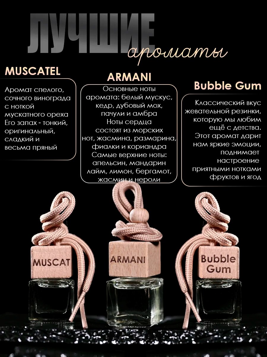 Подарок на 23 февраля мужчине, папе, мужу, другу, коллегам. Автомобильный ароматизатор 3 шт. — фото 1