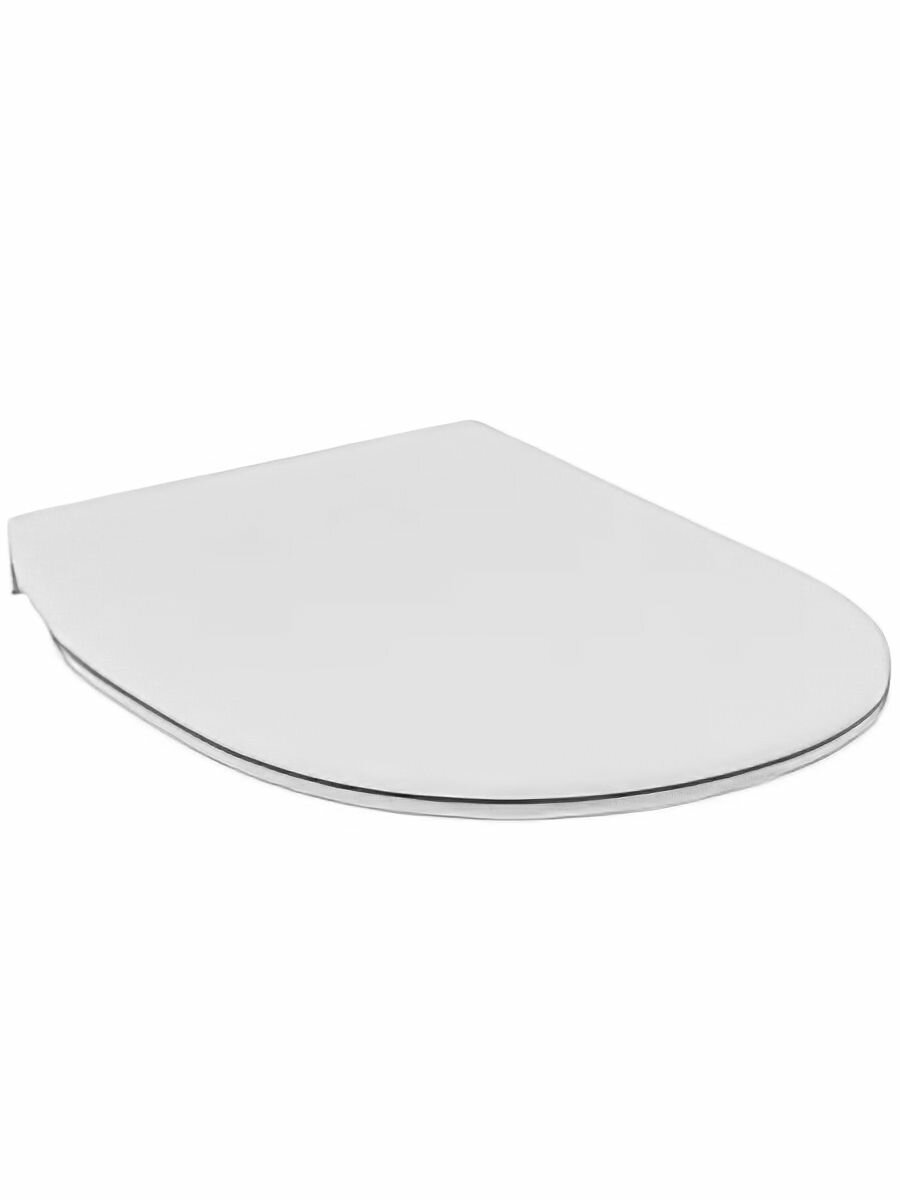 Тонкое сиденье с крышкой для унитаза Ideal Standard CONNECT с микролифтом E772401 белое