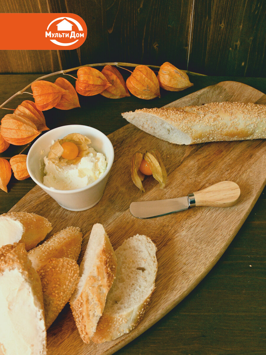 Нож для сыра и масла "Кантри", нержавеющая сталь, деревянная рукоять — фото 1