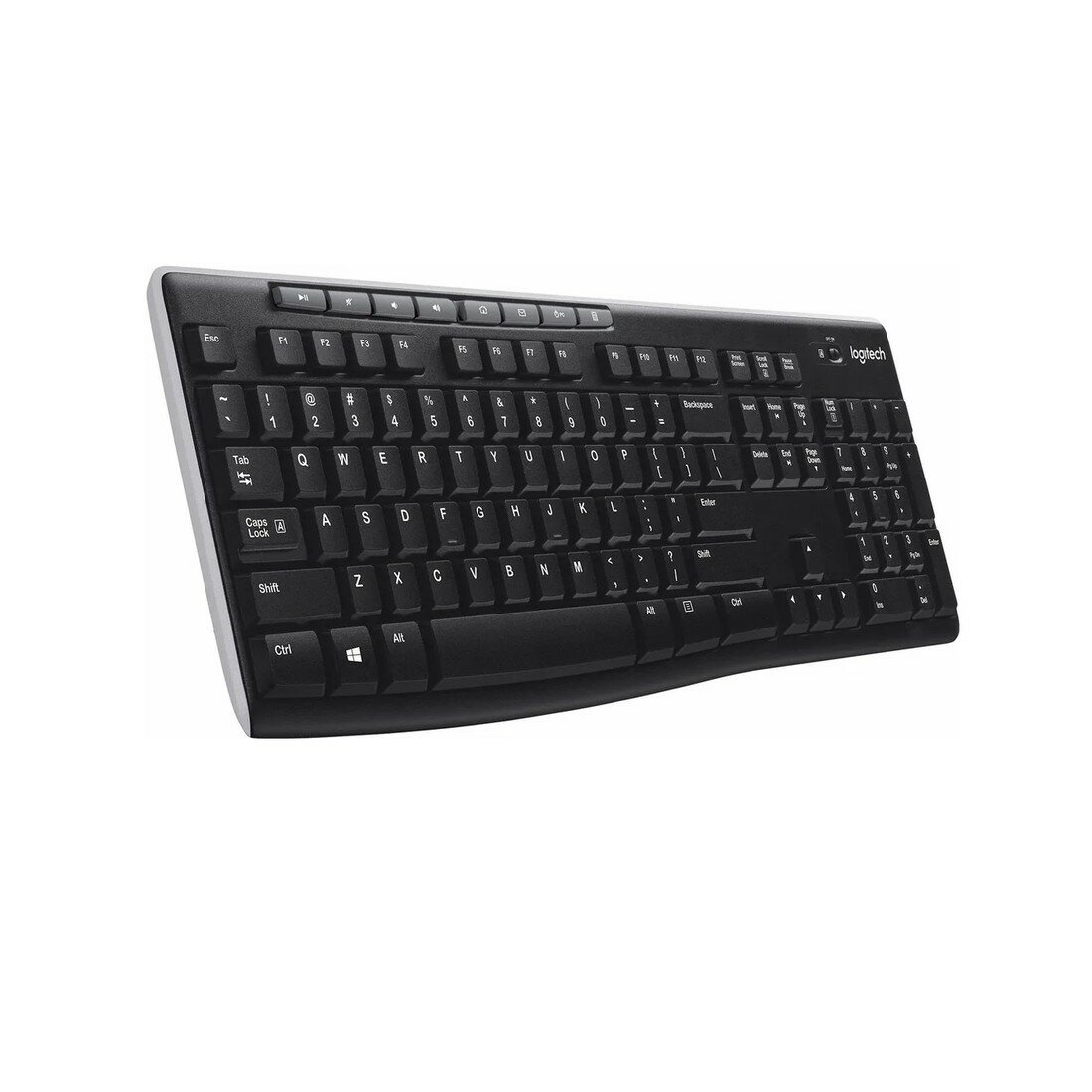 Клавиатура Logitech K270, USB, черный тип подключения: беспроводная, интерфейс: USB
