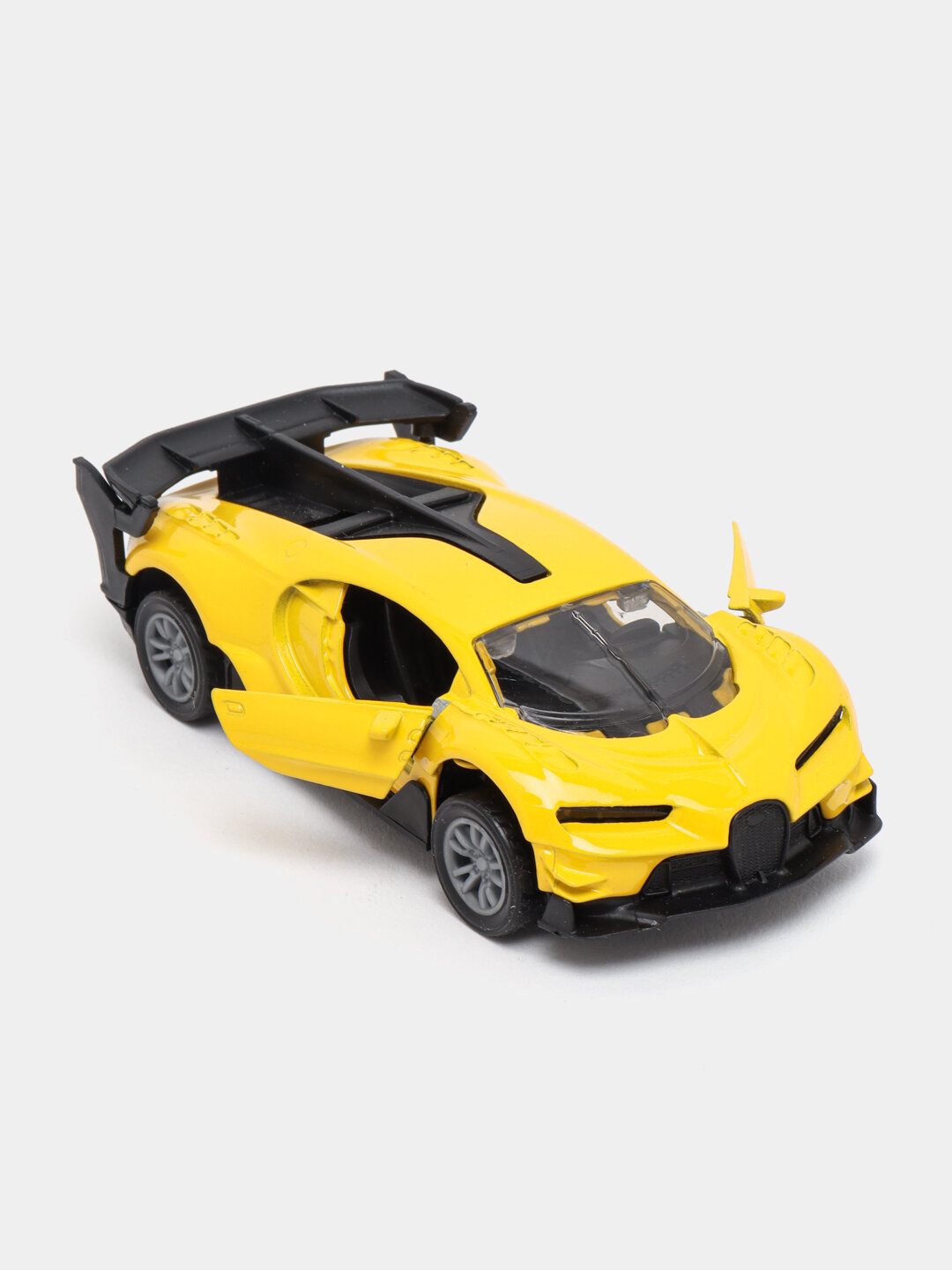 Моделька машины "Die Cast Model", коллекционная, звуковые и световые эффекты, масштаб 1:32, желтая
