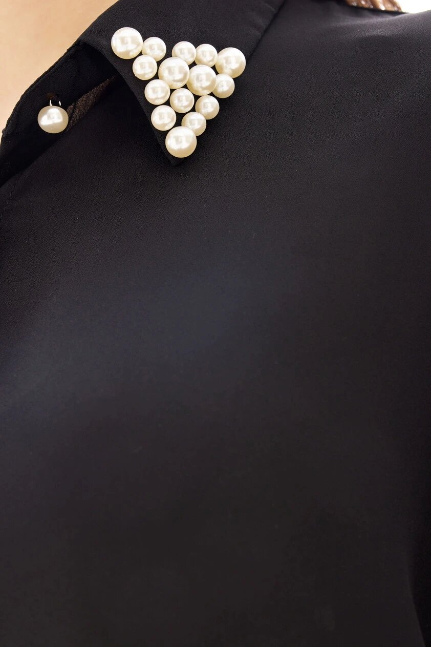 Блуза Selfie, размер XS, черный — фото 1