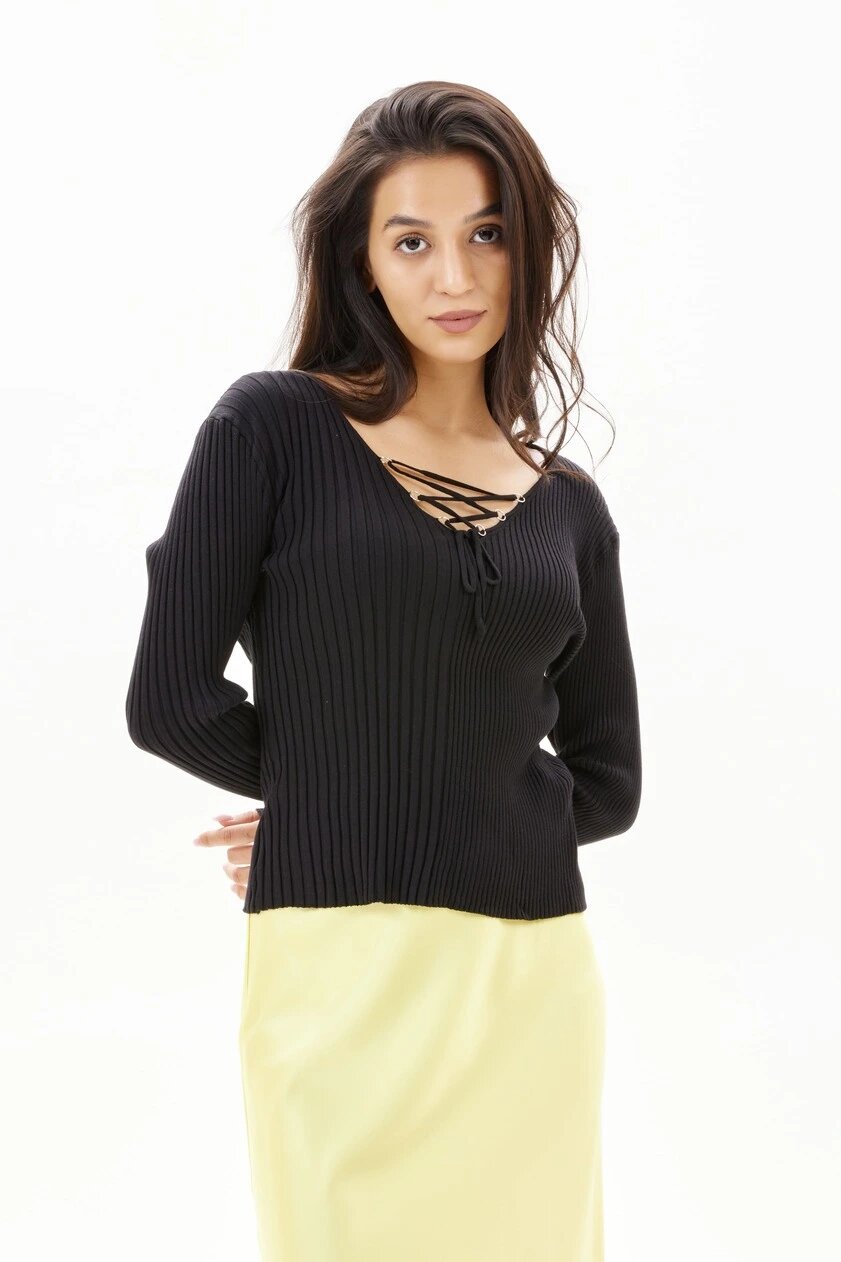 Джемпер Selfie, размер L, черный — фото 1