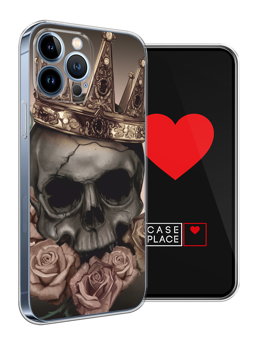 Чехол на Apple iPhone 13 Pro Max / Айфон 13 Про Макс с принтом Череп 22 — фото 1