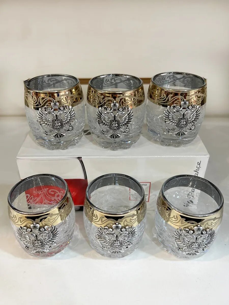 Подарочный набор рюмки герб — фото 1