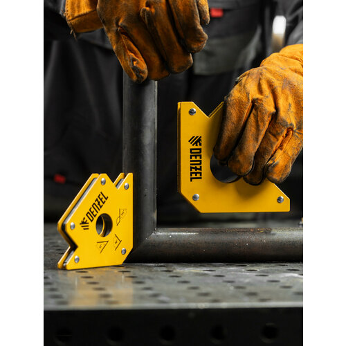 Фиксатор магнитный для сварочных работ усилие 75 LB Denzel 97560 967₽