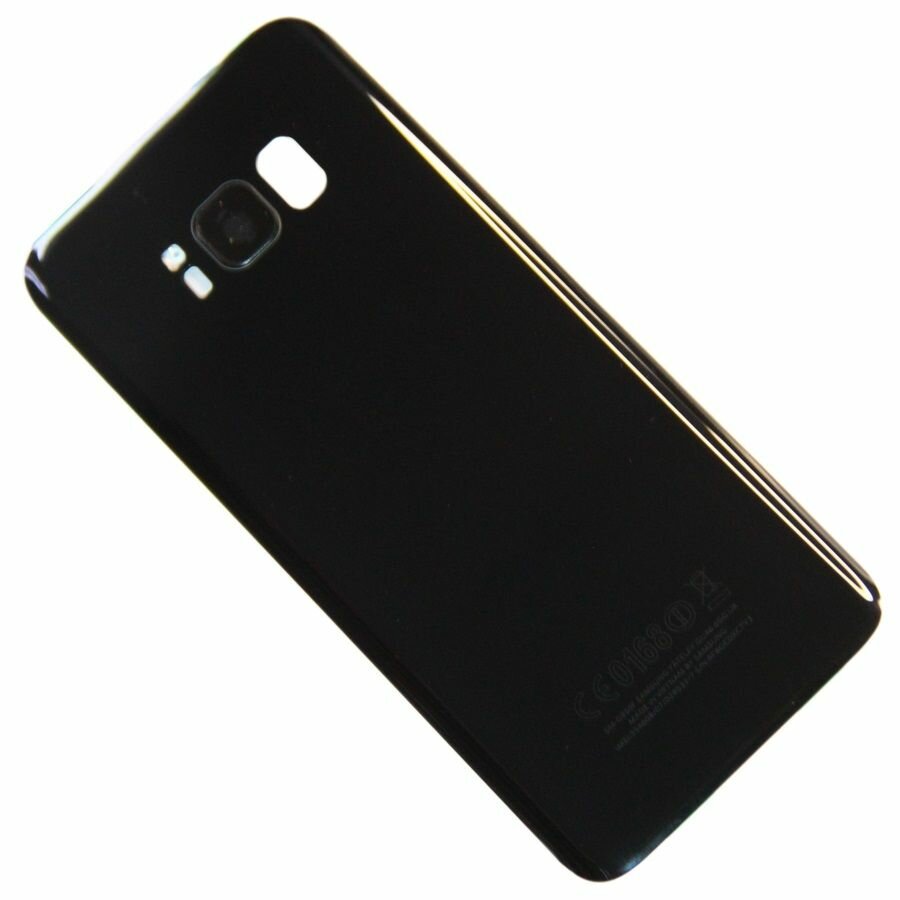 Задняя крышка для Samsung SM-G950F (Galaxy S8) <черный> (премиум)