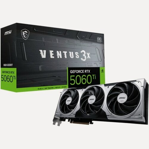 Изображение товара Видеокарта Msi GeForce RTX 5060 Ti VENTUS 3X OC 8G