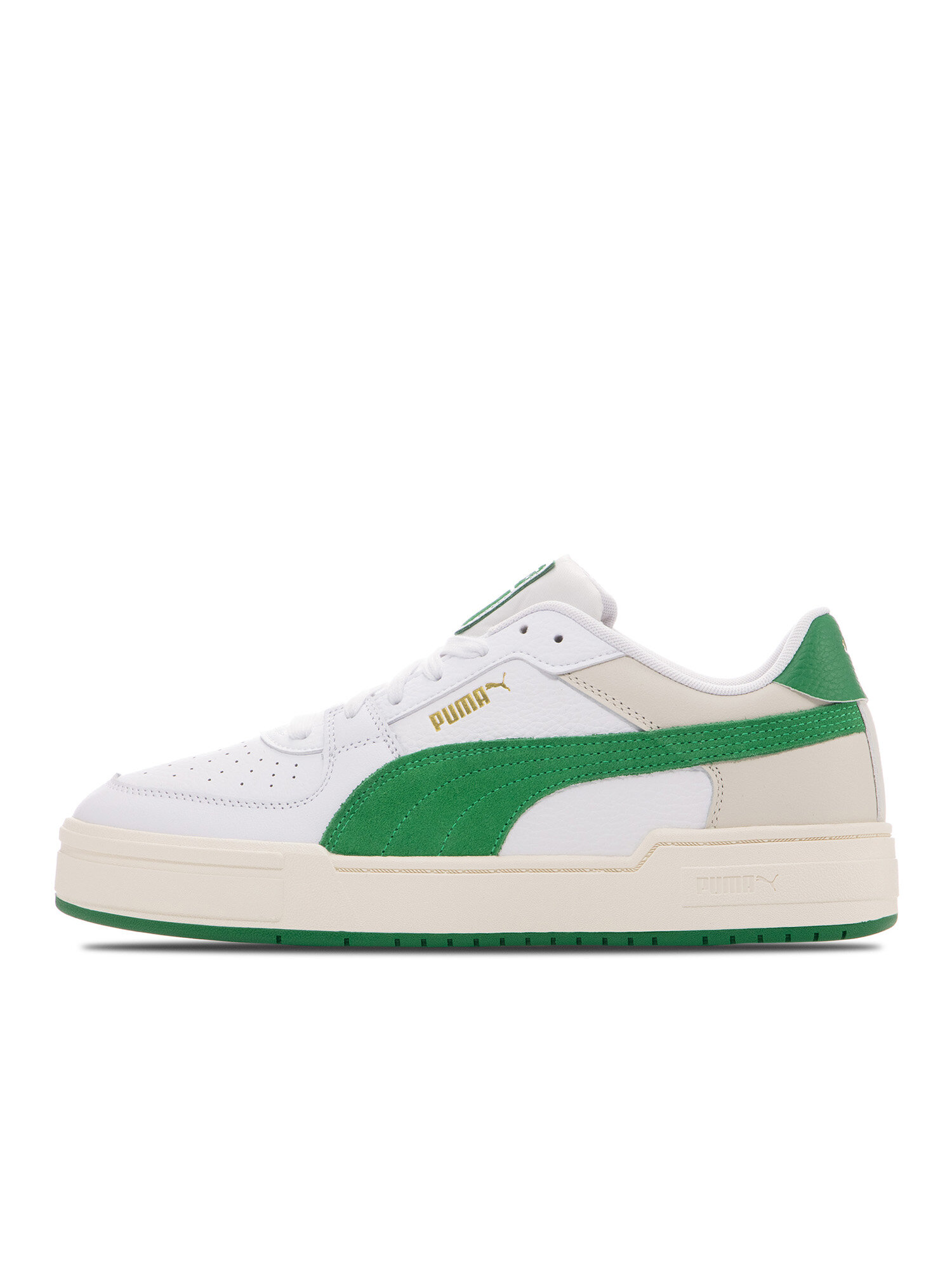 Кроссовки PUMA Ca Pro Suede, полнота 6 (RU)/ на среднюю стопу, размер 39, бело-зеленый