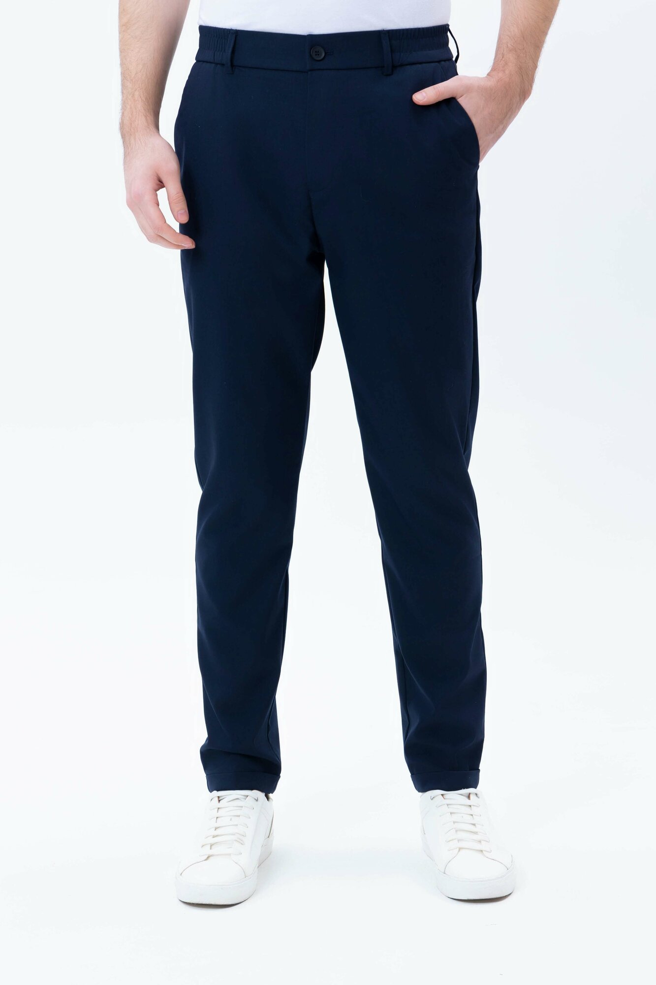 Брюки классические TERRA PRO, размер 30, navy