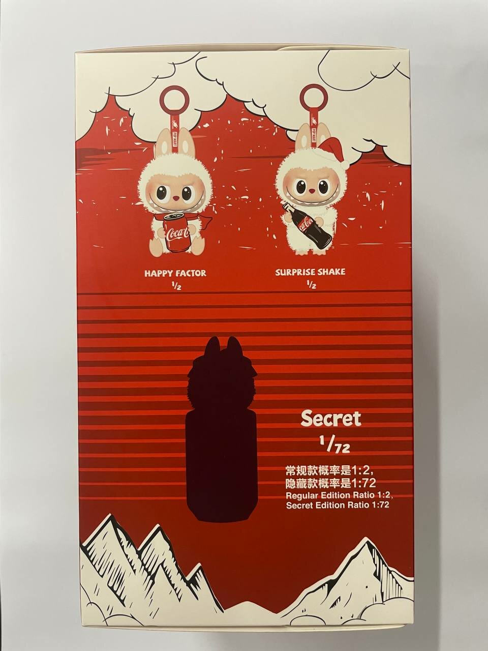 Фигурка-сюрприз LABUBU THE MONSTERS Coca-Cola Series, 3е поколение, брелок\коллекционная Original Pop Mart — фото 1