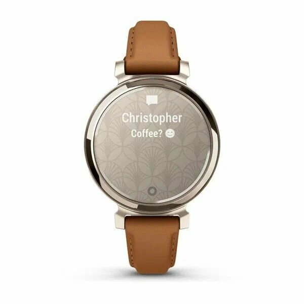 Умные часы Garmin Lily 2 Classic, кожаный ремешок, GPS, Wi-FI, NFC