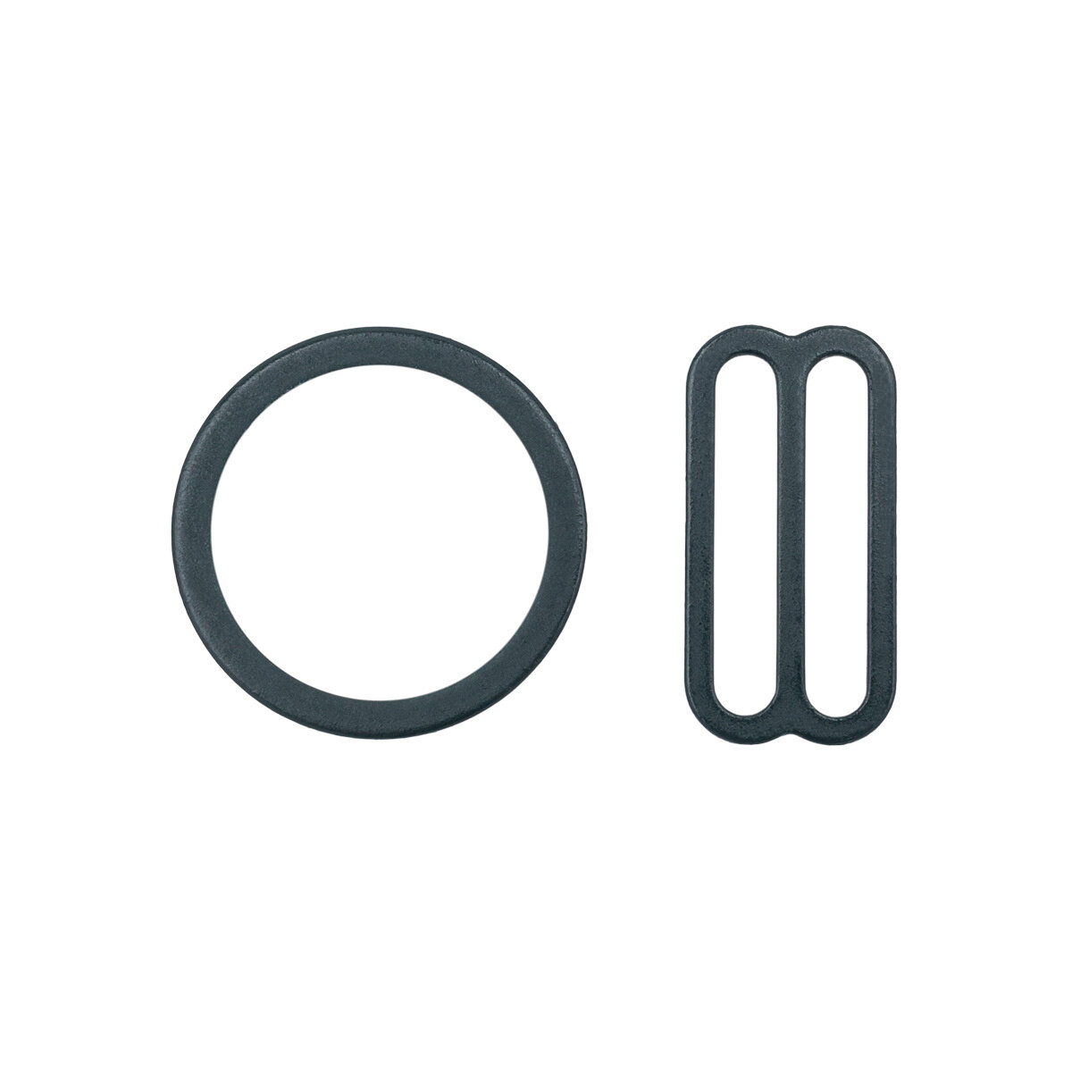 Набор металлической фурнитуры для бюстгальтера, цвет 2188 нефрит (кольцо 18 мм - 4 шт, регулятор 19 мм - 4 шт)