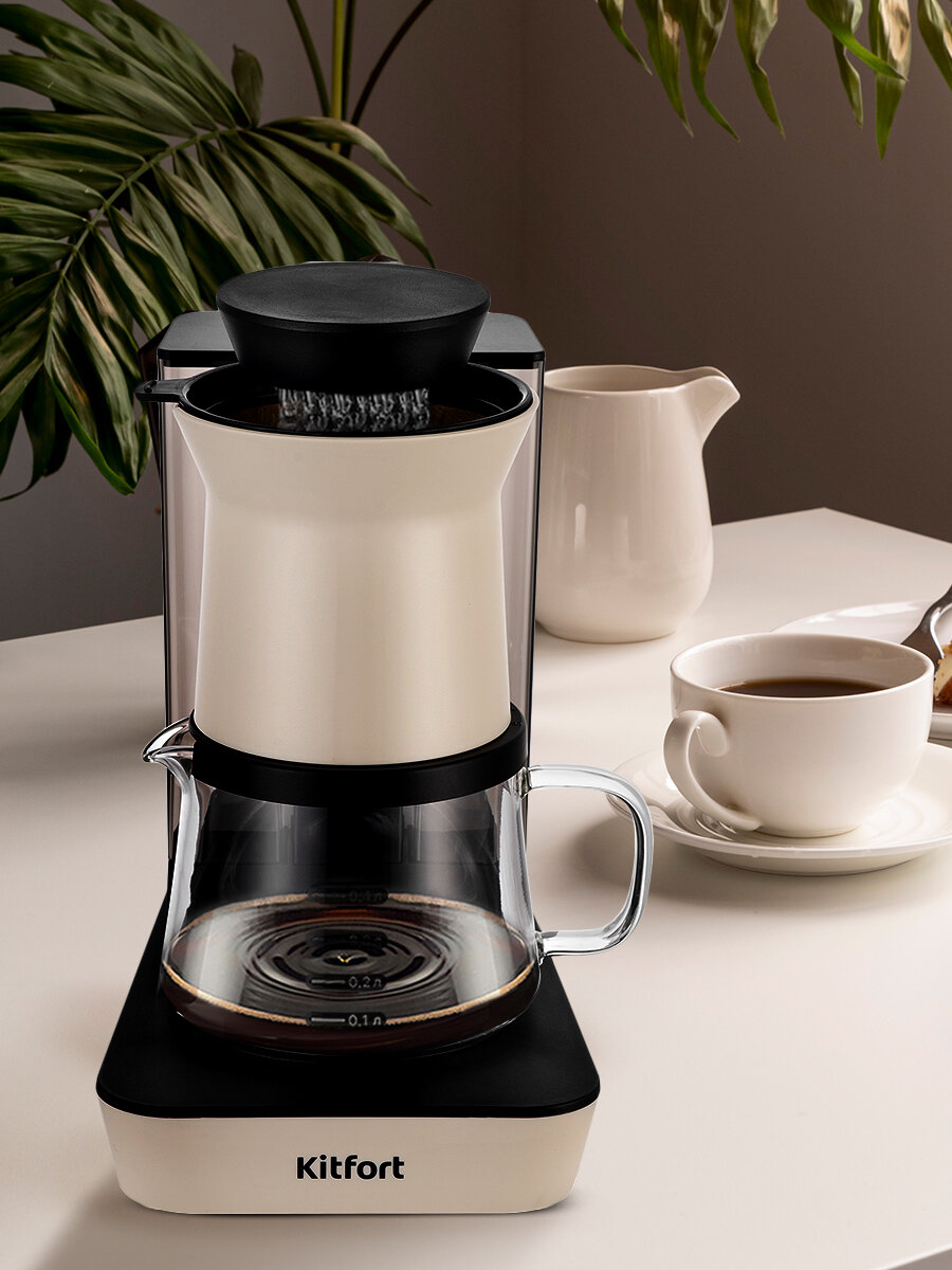 Кофеварка Kitfort КТ-7190 — фото 1