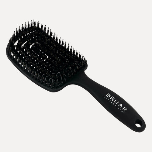 Изображение товара Расческа массажная прямоугольная продувная с комбинированной щетиной Bruar
