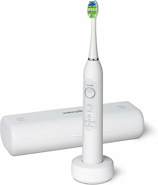 Электрическая звуковая зубная щетка WaterPik Sensonic белая STW-03EU
