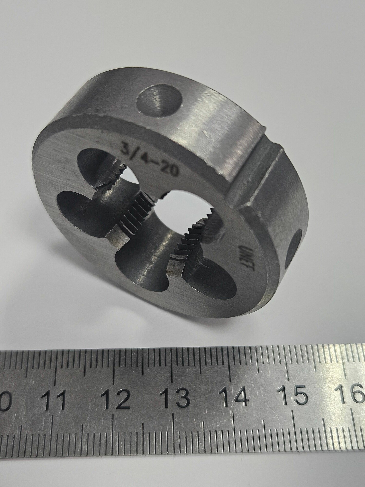 Плашка дюймовая UNEF 3/4 - 20 ниток/дюйм — фото 1