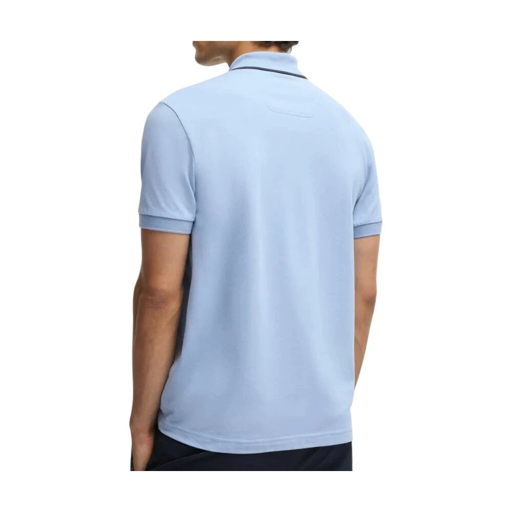 Поло BOSS, размер S, голубой — фото 1