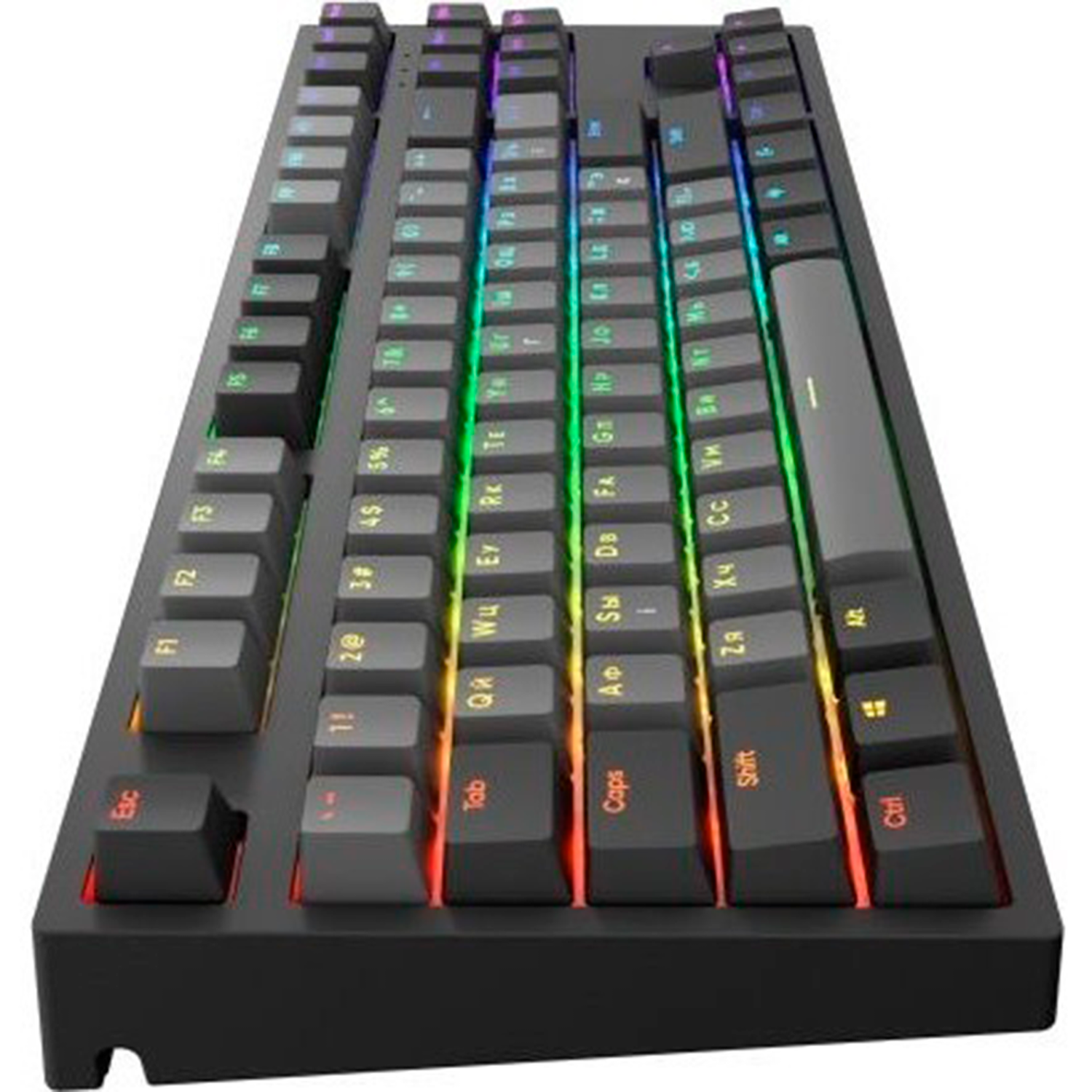 Игровая клавиатура Dark Project KD87A Gateron Mechanical Cap Teal черный/серый Русская раскладка USB — фото 1