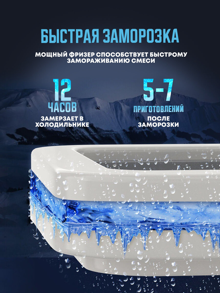 Мороженицы Xiaomi Мороженица для приготовления мороженого, детский кондитерский набор с лопатками / фризер домашний