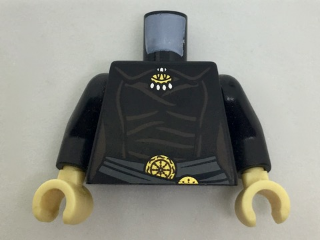 Torso SW Female Luminara Unduli Sand Blue Waist Sash Pattern / Black Arms / Tan Hands, 973pb0814c01 Black U