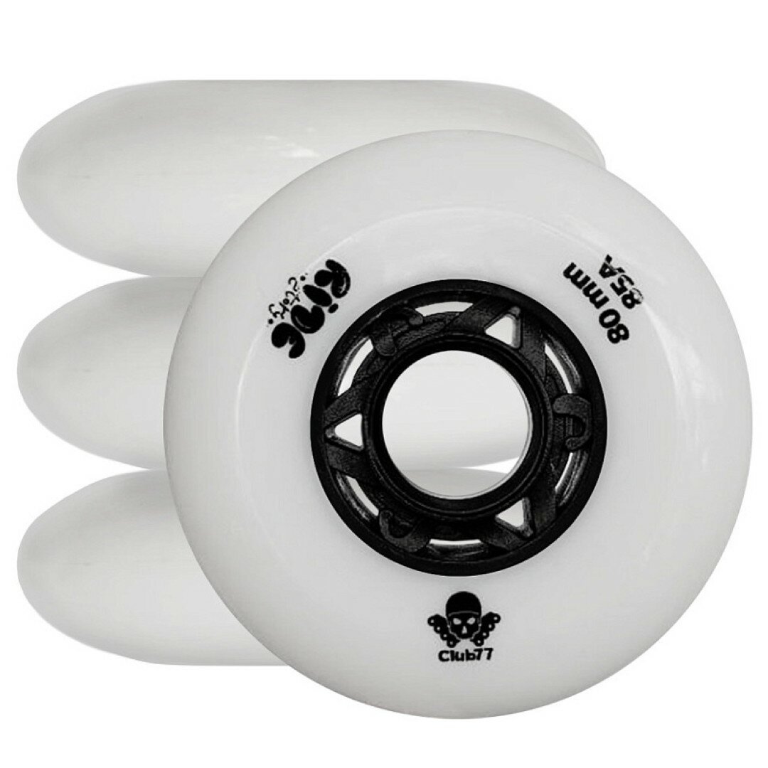 Набор колёс, 4 шт. Ride Story Club77 80mm/85A (4pcs), Gloss White