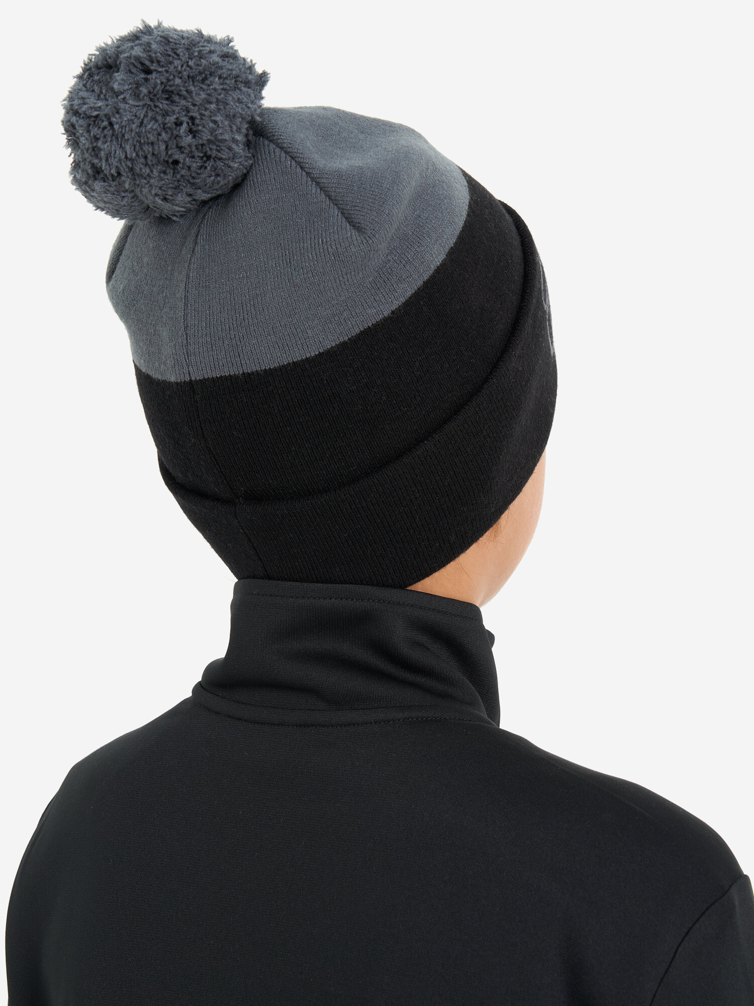 Шапка Fila для мальчиков, размер 54, серый/черный — фото 1