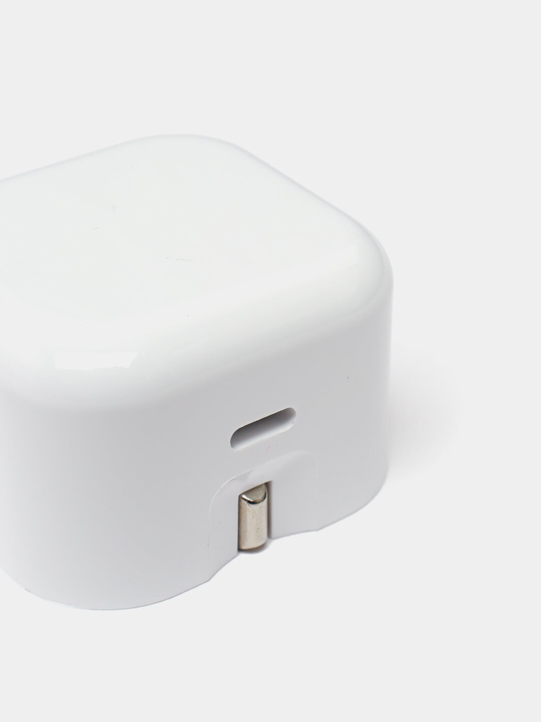 Адаптер питания для iPhone USB-C 20 Вт, головка, универсальный зарядник Молочный Type-C 20W — фото 1