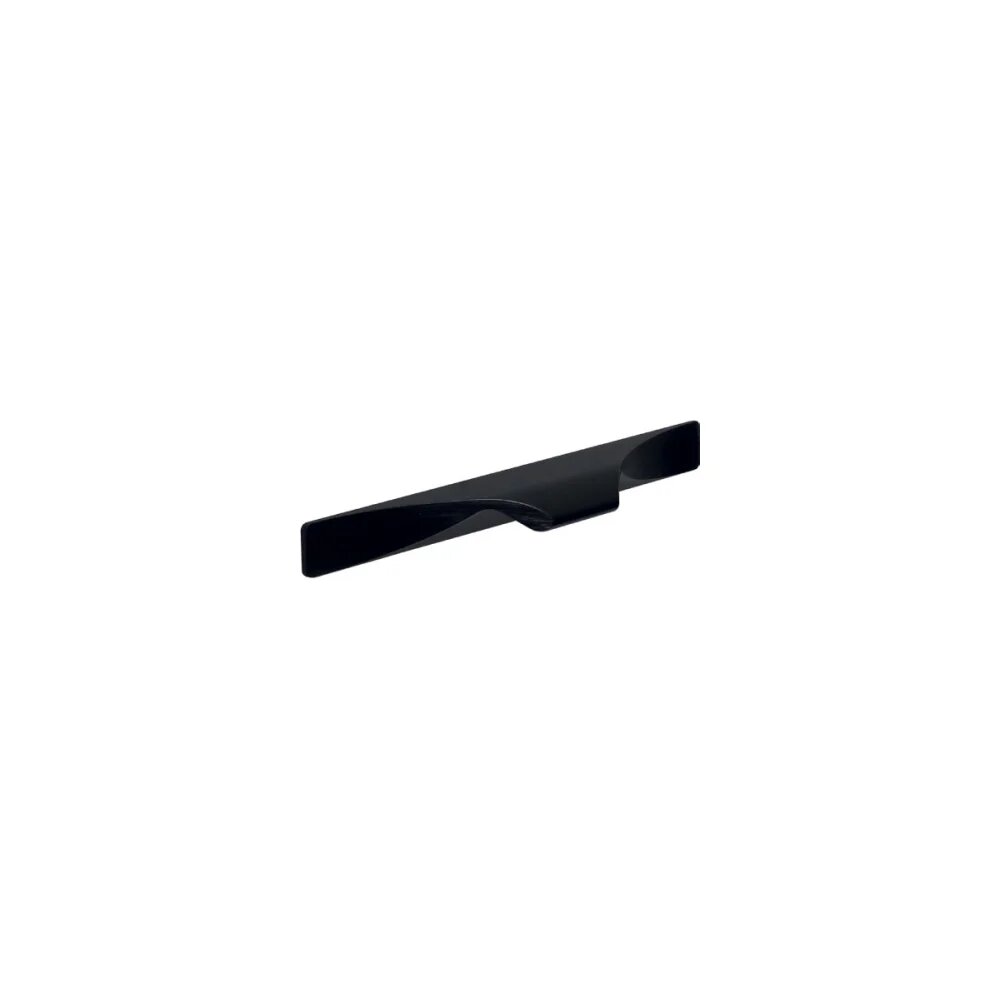 MAKMART Ручка накладная L.140мм отделка черный шлифованный (анодировка) HPP.01.0064. BL-BA