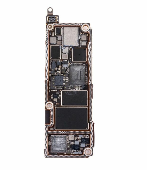 Материнская плата для iPhone 15 Pro Max E-Sim без микросхем (Нижняя часть)