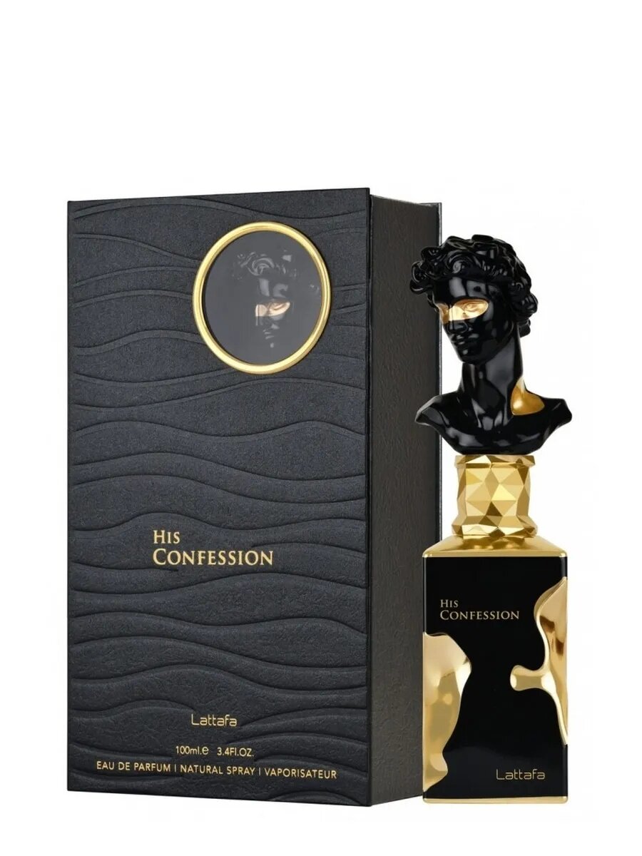 Арабские духи Lattafa His Confession, мужские, восточные, 100мл