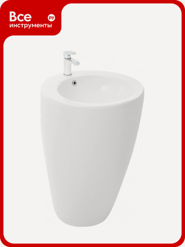 Изображение товара Раковина напольная Weltwasser WW LEERBACH 3838 GL-WT 380x380x830 мм, Легкость монтажа и современный