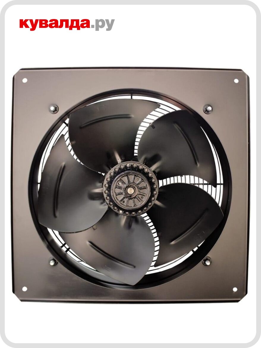 Вентилятор осевой ESQ YWF2E-250B-B0 c настенной панелью, нагнетание 220В