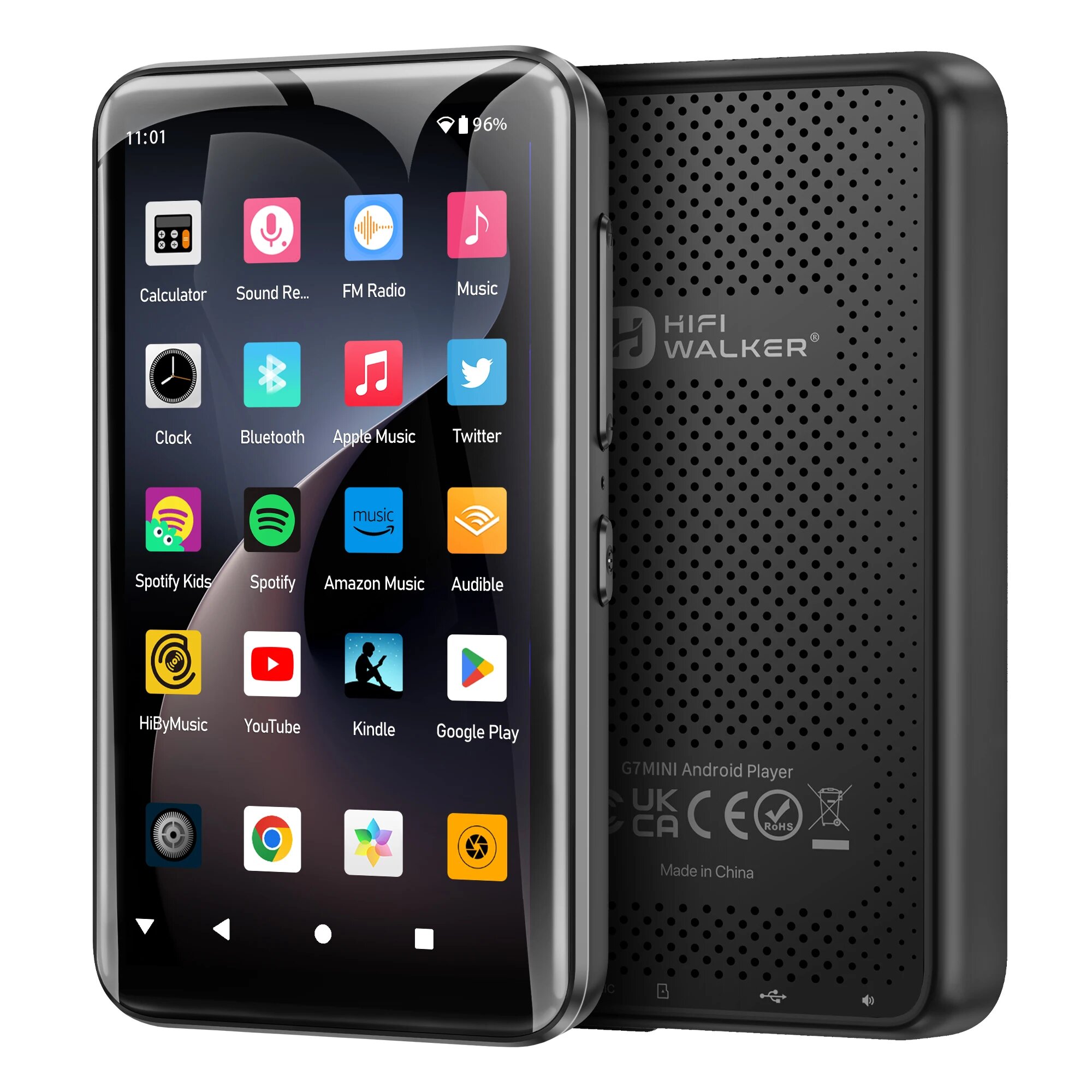 HIFI WALKER G7mini MP3-плеер 80ГБ Black 64GB