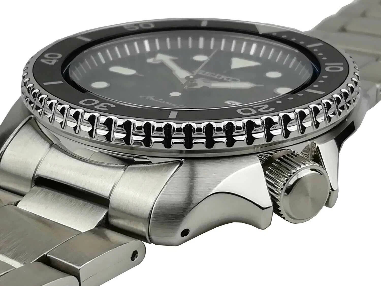 Наручные часы SEIKO, серебряный, черный — фото 1