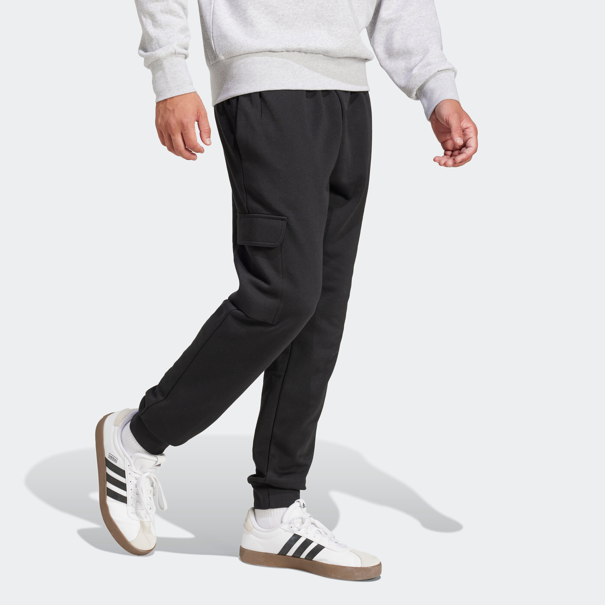 Брюки спортивные adidas Feelcozy, размер XXL INT, черный — фото 1