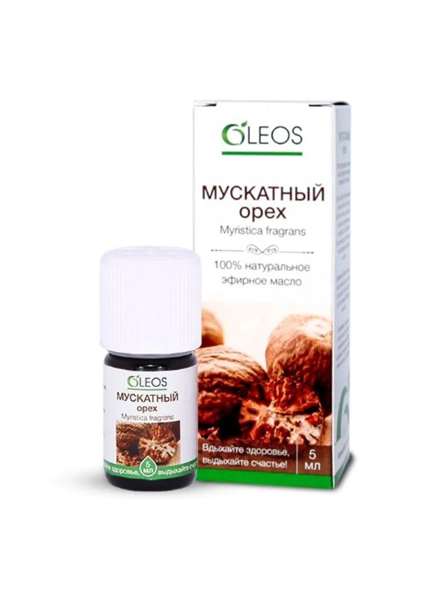Олеос масло эфирное мускатный орех 5мл